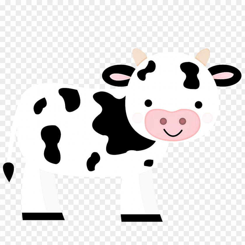 Cartoon Bovine Dairy Cow Nose Snout PNG