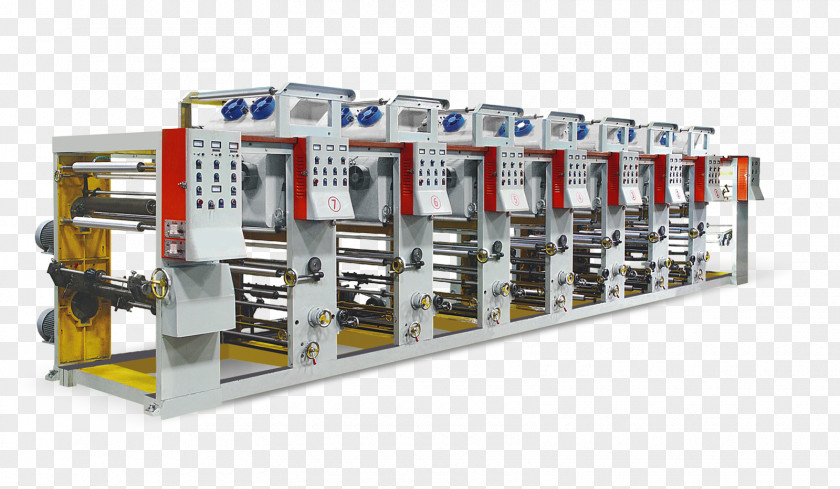 Machine Paper Rotogravure Printing Press PNG