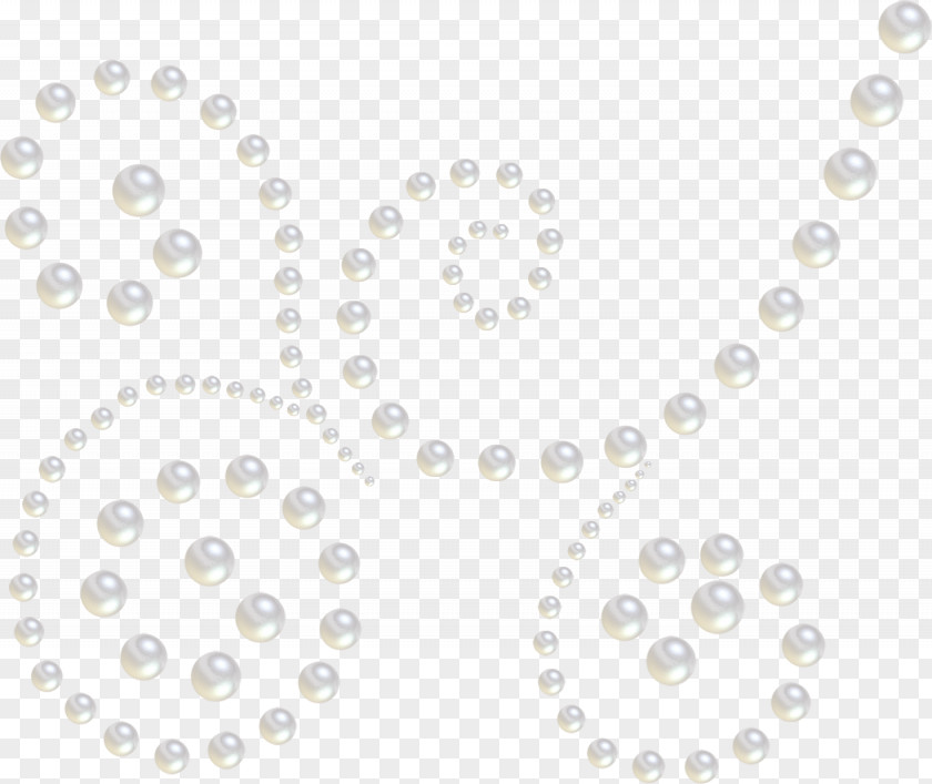 Pearls Stitch Circle Wedding Invitation PNG