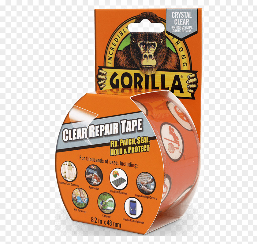 Clear Tape Adhesive Gorilla Glue Hot-melt PNG
