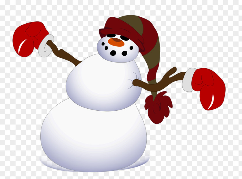 Creative Cute Snowman Clip Art PNG