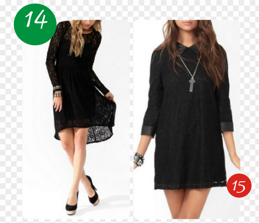 Dress Little Black Clothing Sleeve Coat PNG