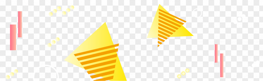 Geometric Triangle Brand Yellow Font PNG