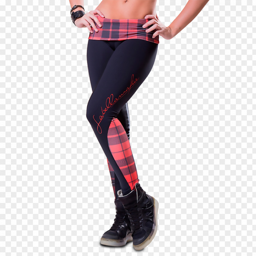 Wanted Leggings Waist Tartan PNG