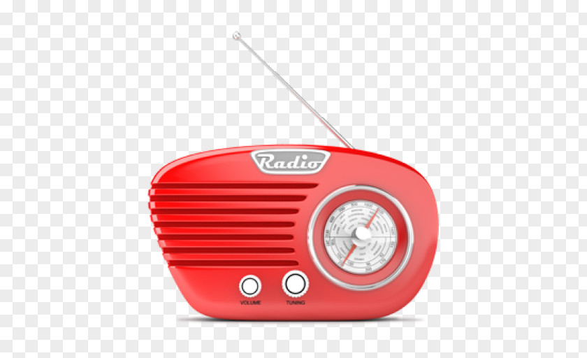 Alarm Device Clock Red Radio Technology Electronic PNG