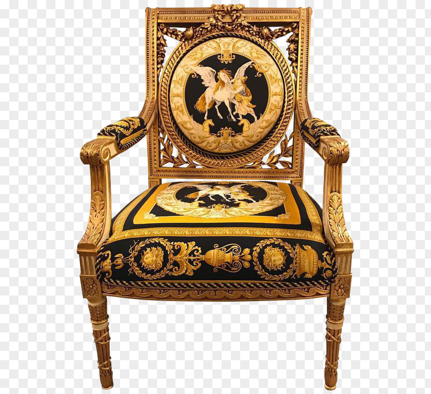 Chair Louis XVI Style Couch Table Furniture PNG