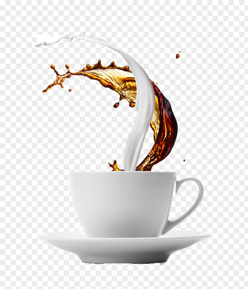 Coffee With Milk Cafxe9 Au Lait PNG