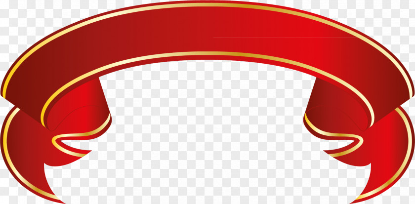 Red Scroll Clip Art Image Logo Design PNG