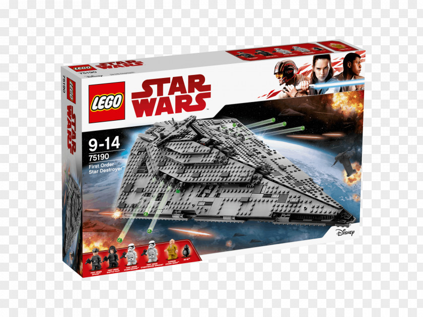 Star Wars LEGO 75190 First Order Destroyer Lego Supreme Leader Snoke PNG