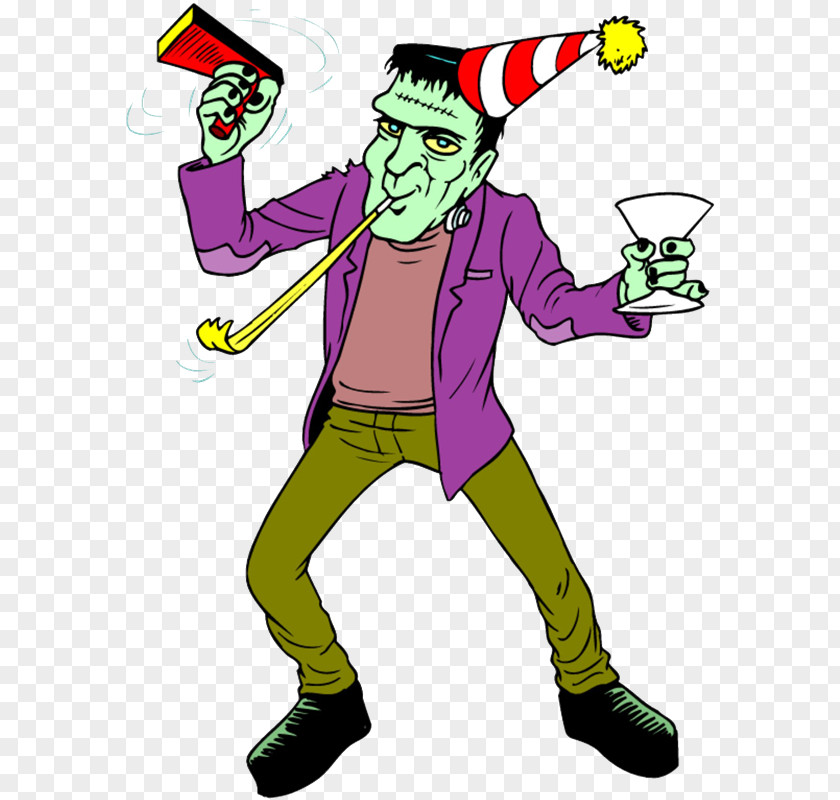 Borracho Frankenstein's Monster Count Dracula Clip Art PNG