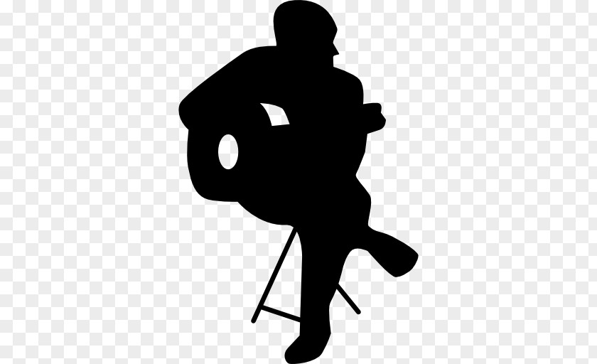 Food Silhouettes Silhouette Person Flamenco Guitar PNG