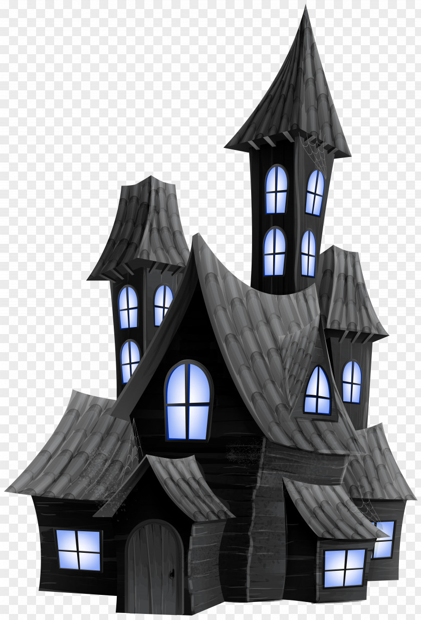 Halloween Scary House Transparent Image Ghost Clip Art PNG