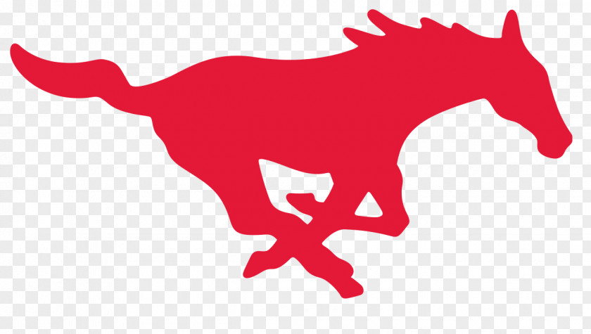 Mustang Mascot Logo SMU Mustangs Football Mens Basketball Southern Methodist University Houston Cougars PNG