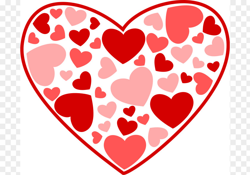 Mini Heart Cliparts Valentines Day Clip Art PNG