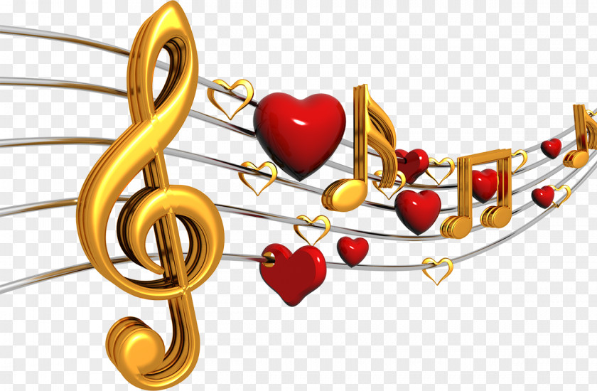 Notes Musical Note Heart Song Clip Art PNG
