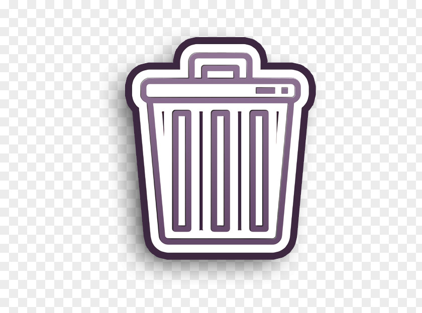 Office Stationery Icon Trash PNG