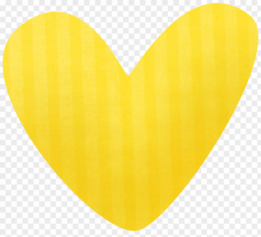 Smart Heart Cliparts Yellow PNG