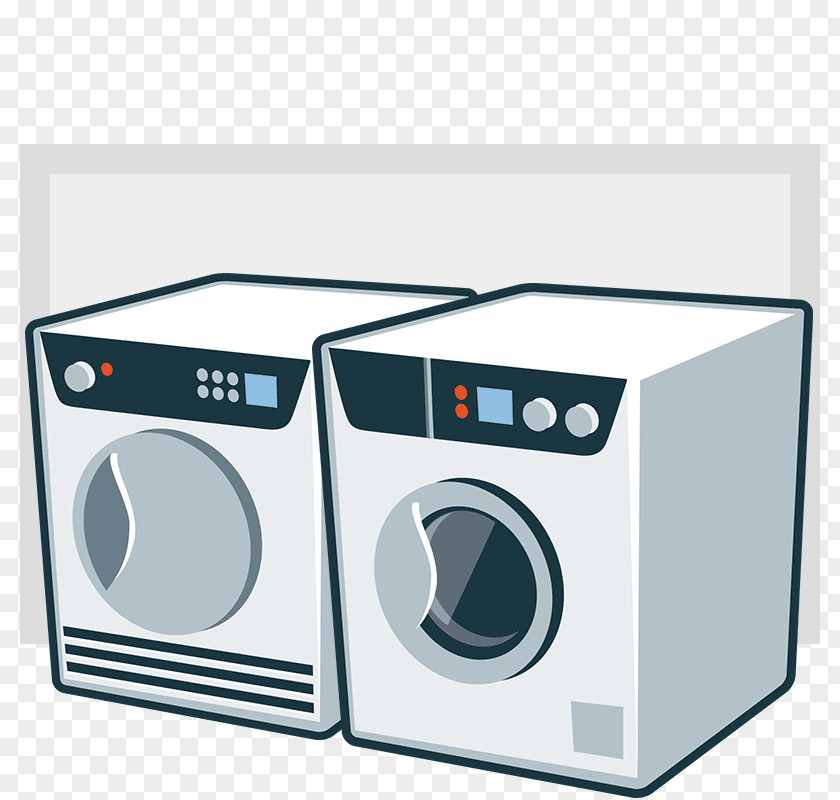 Washer Dryer Major Appliance Washing Machines Combo Clothes Laundry PNG