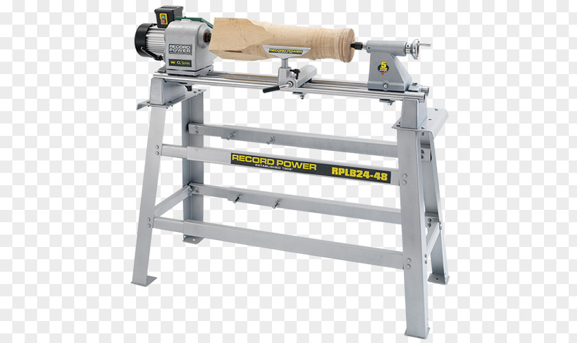 Wood Lathe Woodturning Machine Tool PNG