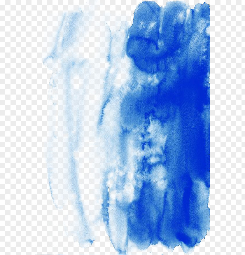 Creative Blue Watercolor Background Design Painting Texture PNG