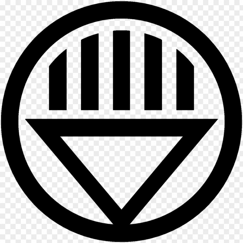 Green Lantern Corps Sinestro Black Logo PNG