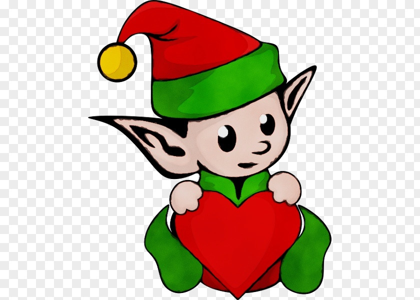 Pleased Costume Hat Christmas Elf PNG