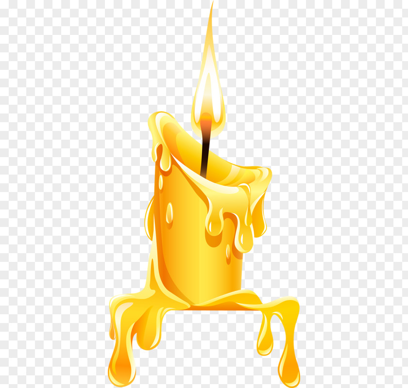 Surreal Art Candle Melting Clip PNG
