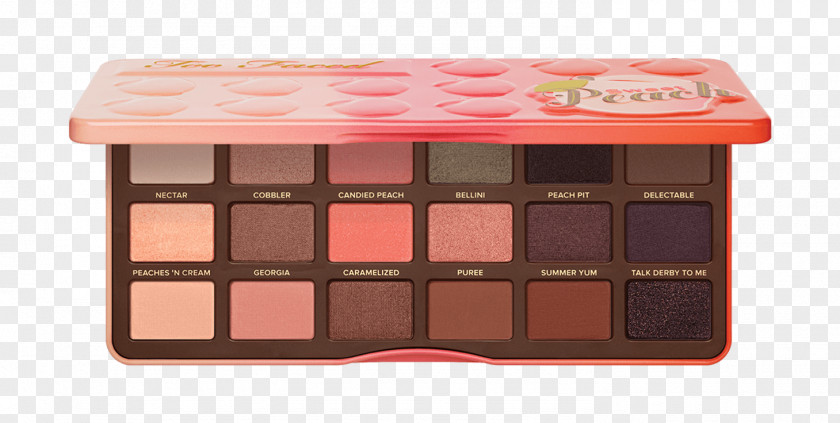 Too Faced Sweet Peach Eye Shadow Cosmetics Sephora Natural Eyes PNG