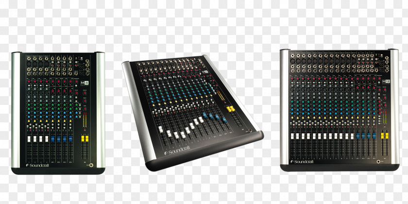 Audio Mixers Soundcraft Ui24R SPIRIT-M8 4 Stereo Return Mixer Input 8 Mono PNG