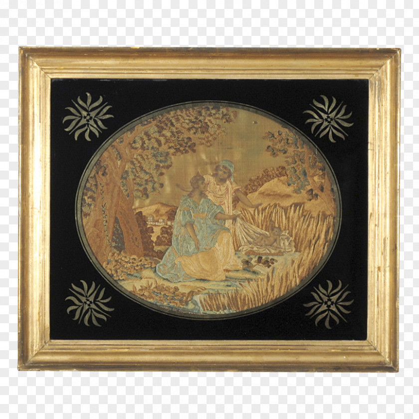 Picture Frames Mat Decorative Arts Verre églomisé Embroidery PNG