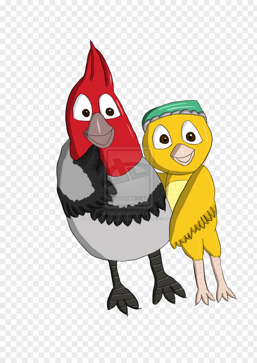 Rio Blu Chicken Bird Art PNG
