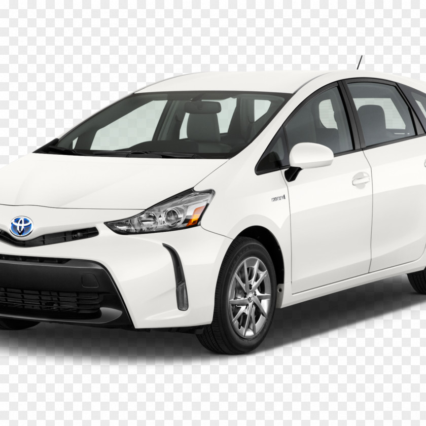 Toyota 2017 Prius V Car 2014 Two Hybrid Vehicle PNG