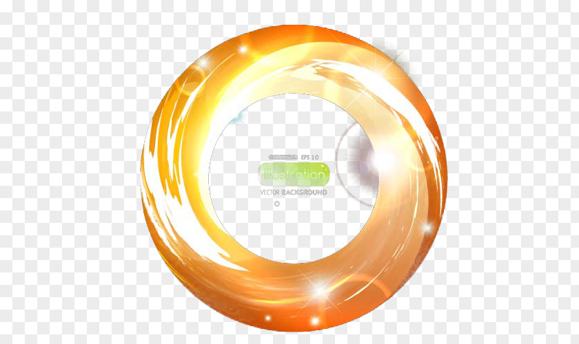Yellow Light Circle Qianan, Hebei Transparency And Translucency PNG