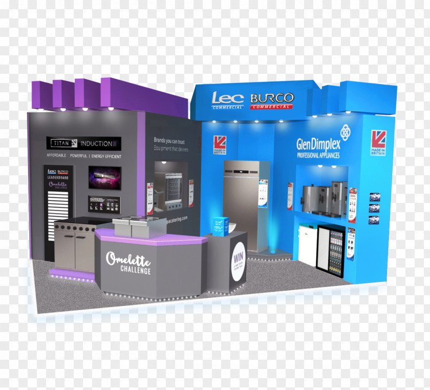 Exhibition Stand Design Brand Purple PNG