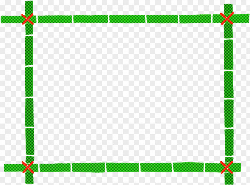 Picture Frame Rectangle Background Green PNG