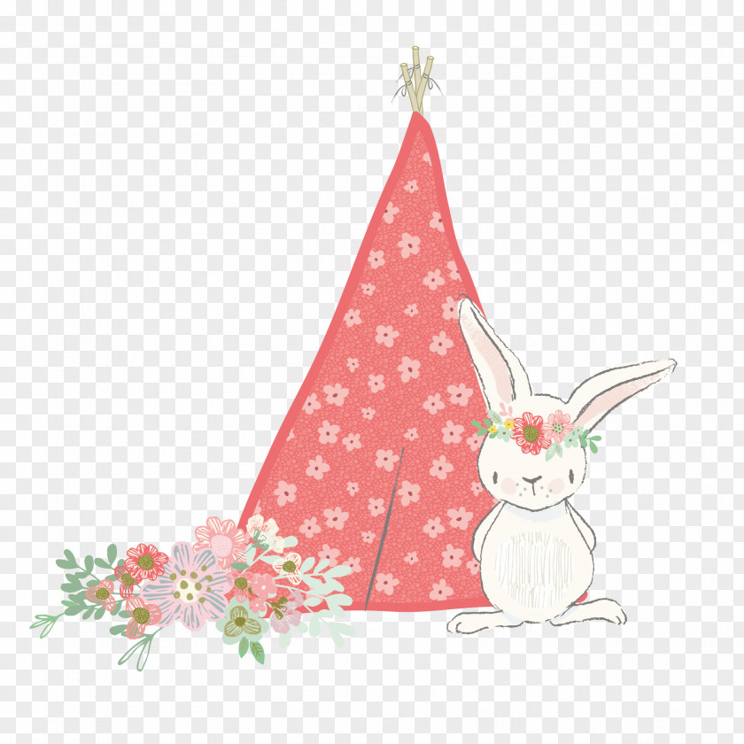 Wowvow Happiness Easter Bunny Wish Good Apartment PNG