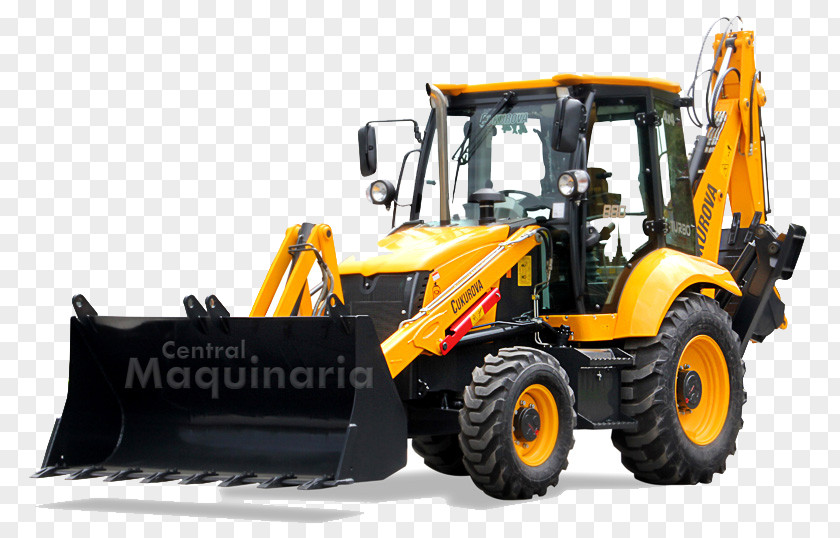 Bulldozer Çukurova Backhoe Tractor Heavy Machinery PNG