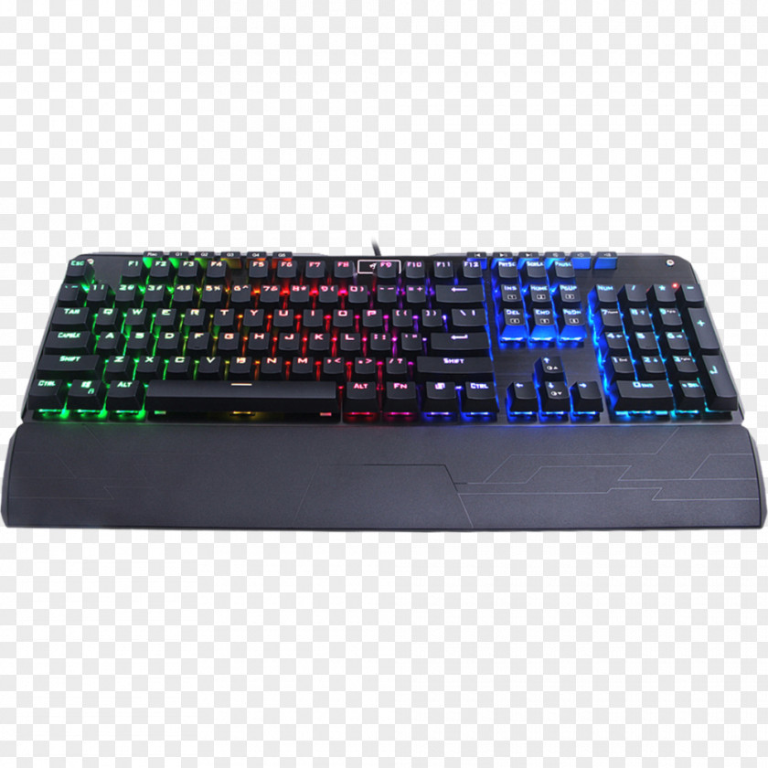 Computer Keyboard Backlight RGB Color Model Gaming Keypad LED-backlit LCD PNG