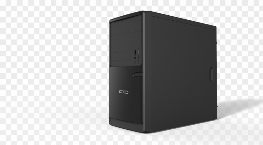 High Gloss Computer Cases & Housings MicroATX Product Black PNG