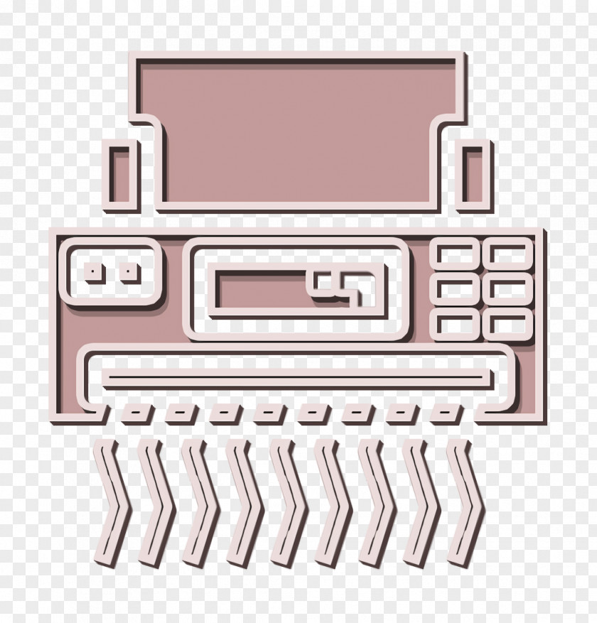 Shredder Icon Office Stationery PNG