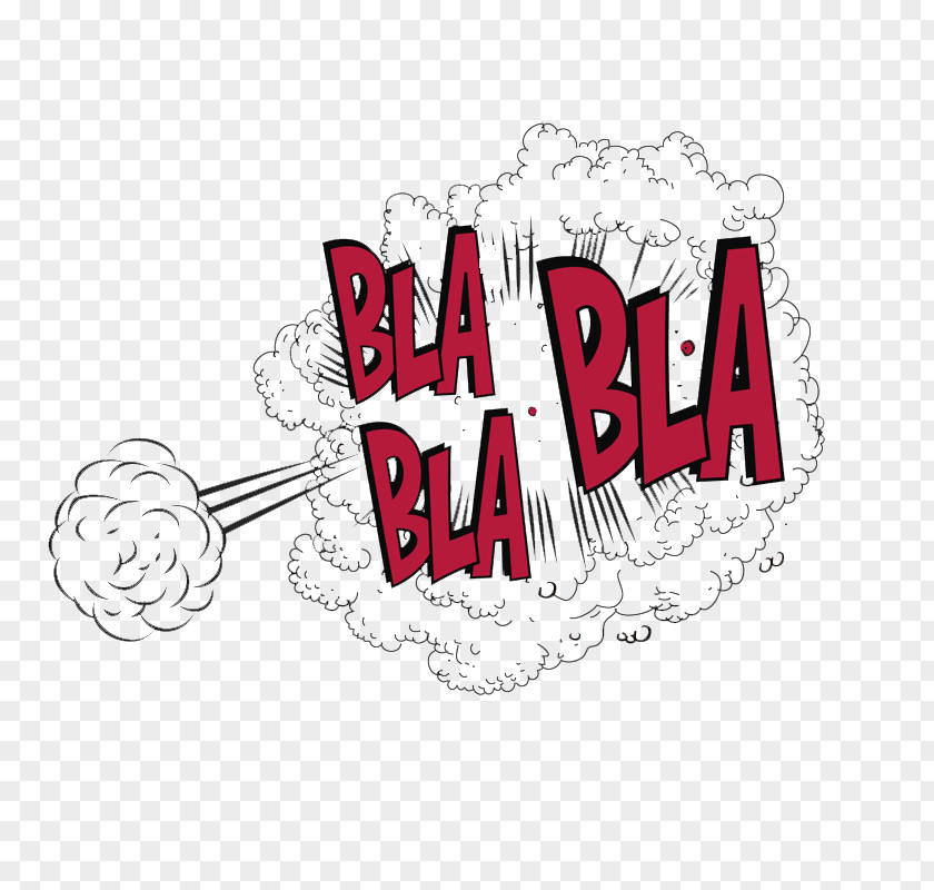 Bla Chiacchiere Text Clip Art PNG