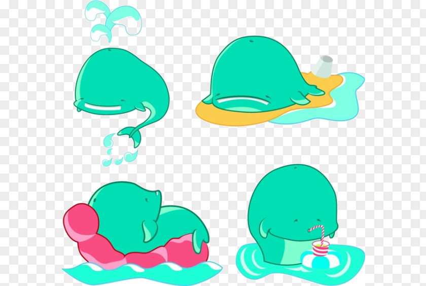 Cartoon Dolphin Material Whale Photography Clip Art PNG