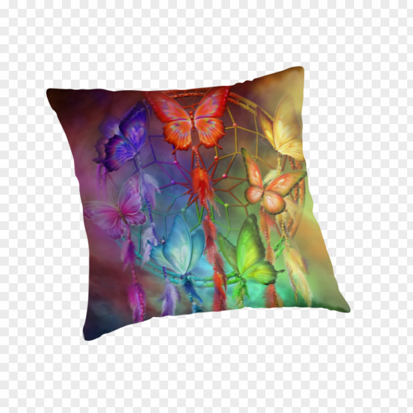 Dreamcather Throw Pillows Cushion Textile Embroidery PNG