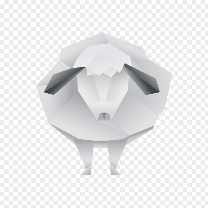 Geometric Sheep Geometry PNG