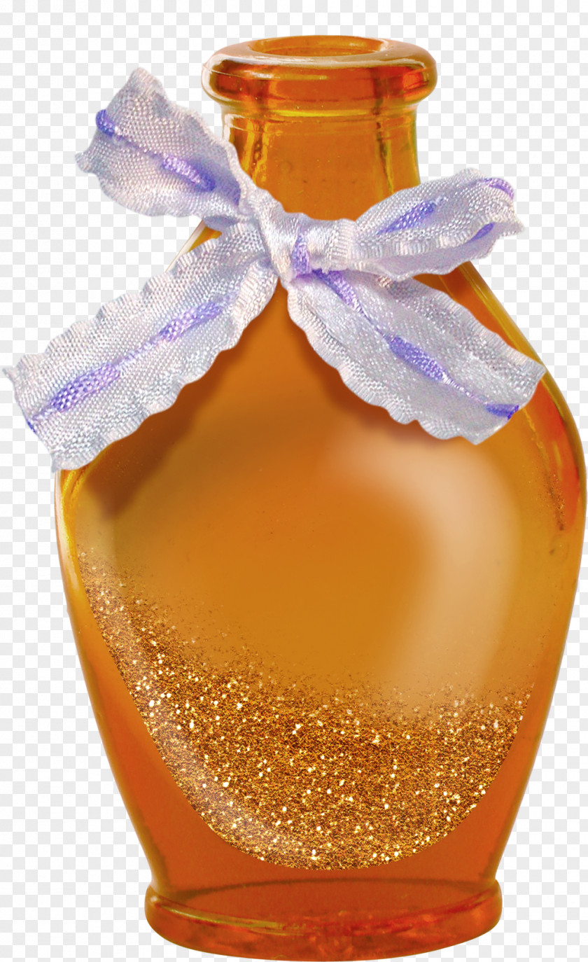 Hand-painted Bottle Bow Material Free To Pull Vase Clip Art PNG