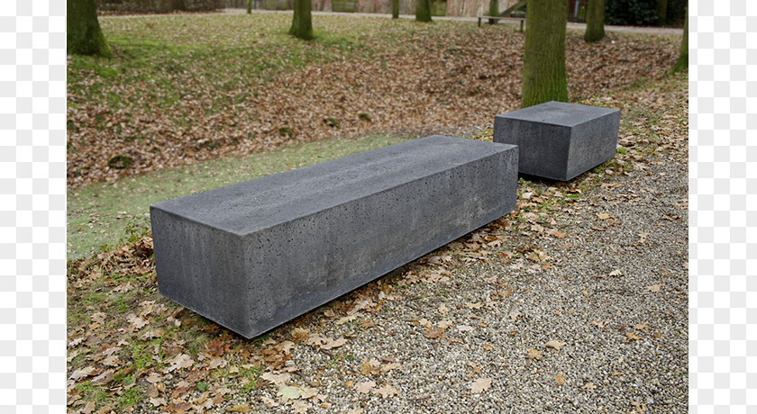 Landscape Paving Bench Garden Furniture Seat PNG