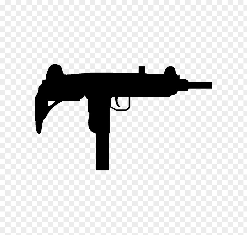 Machine Gun Uzi Firearm Submachine Stock PNG