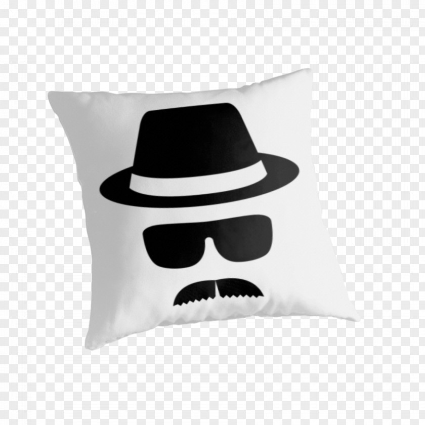Walter White Throw Pillows Cushion Headgear Hat PNG