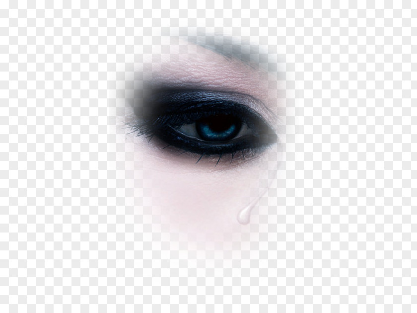 Woman Eyelash Extensions Tears Eye Shadow Sadness PNG