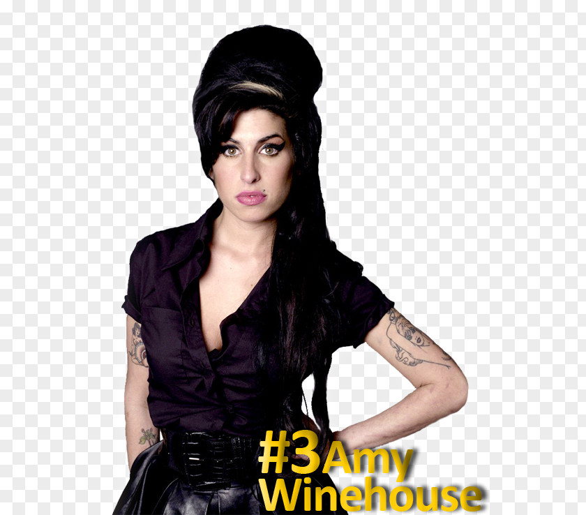 Hair Amy Winehouse Black Headgear Wig PNG